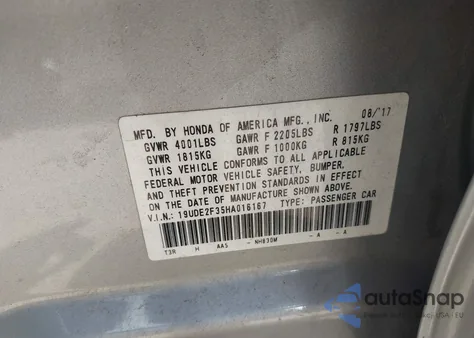 2017 Acura Ilx Acurawatch Plus Package z USA, uszkodzony, nr VIN 19UDE2F35HA016167